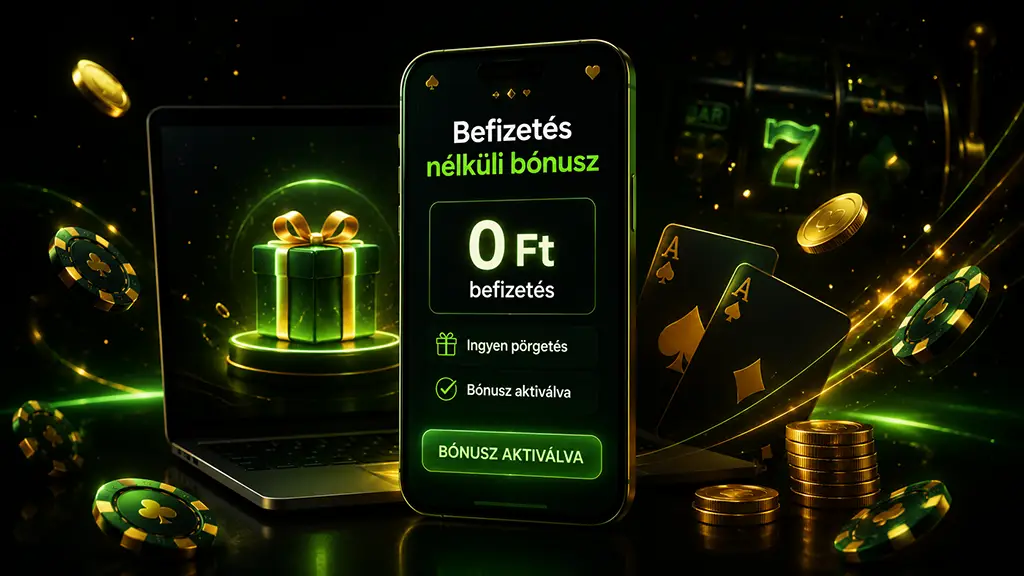 Befizetés nélküli online kaszinó bónusz ajánlatok